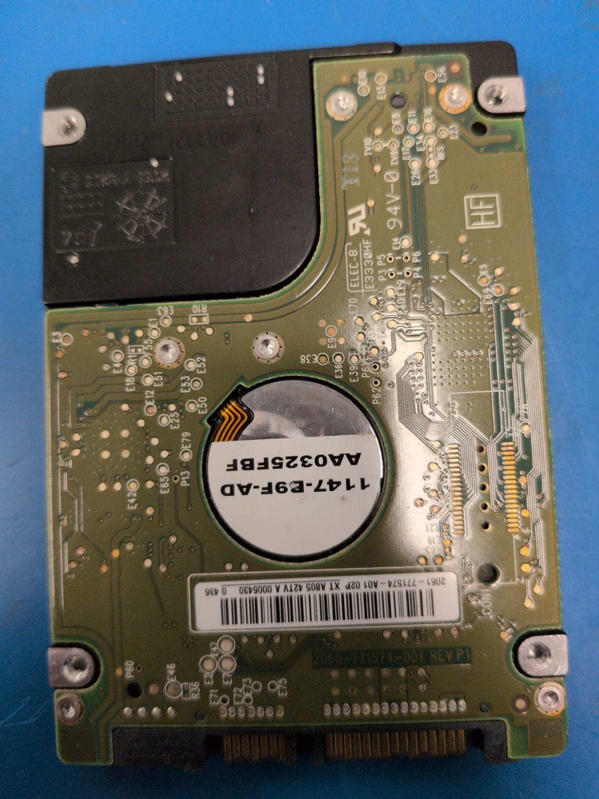WD488 drive label (back)