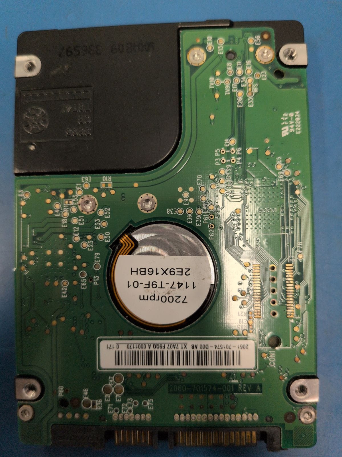 WD495 drive label (back)