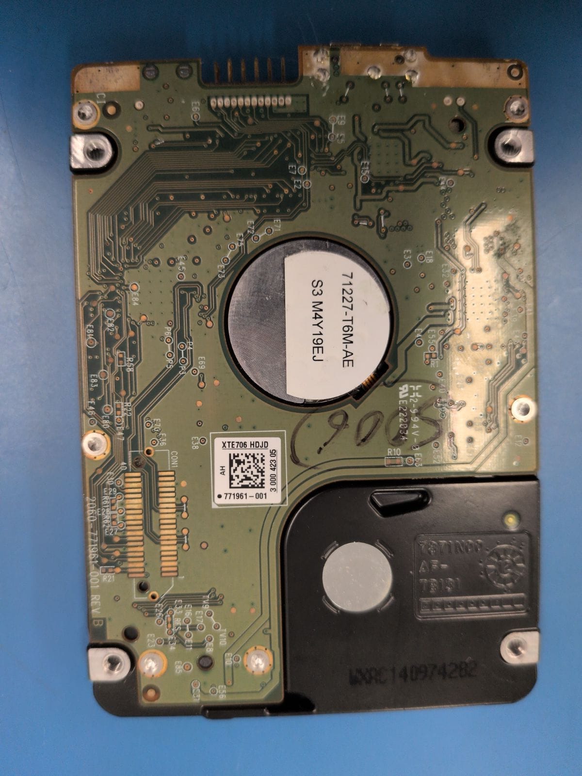 WD6 drive label (back)