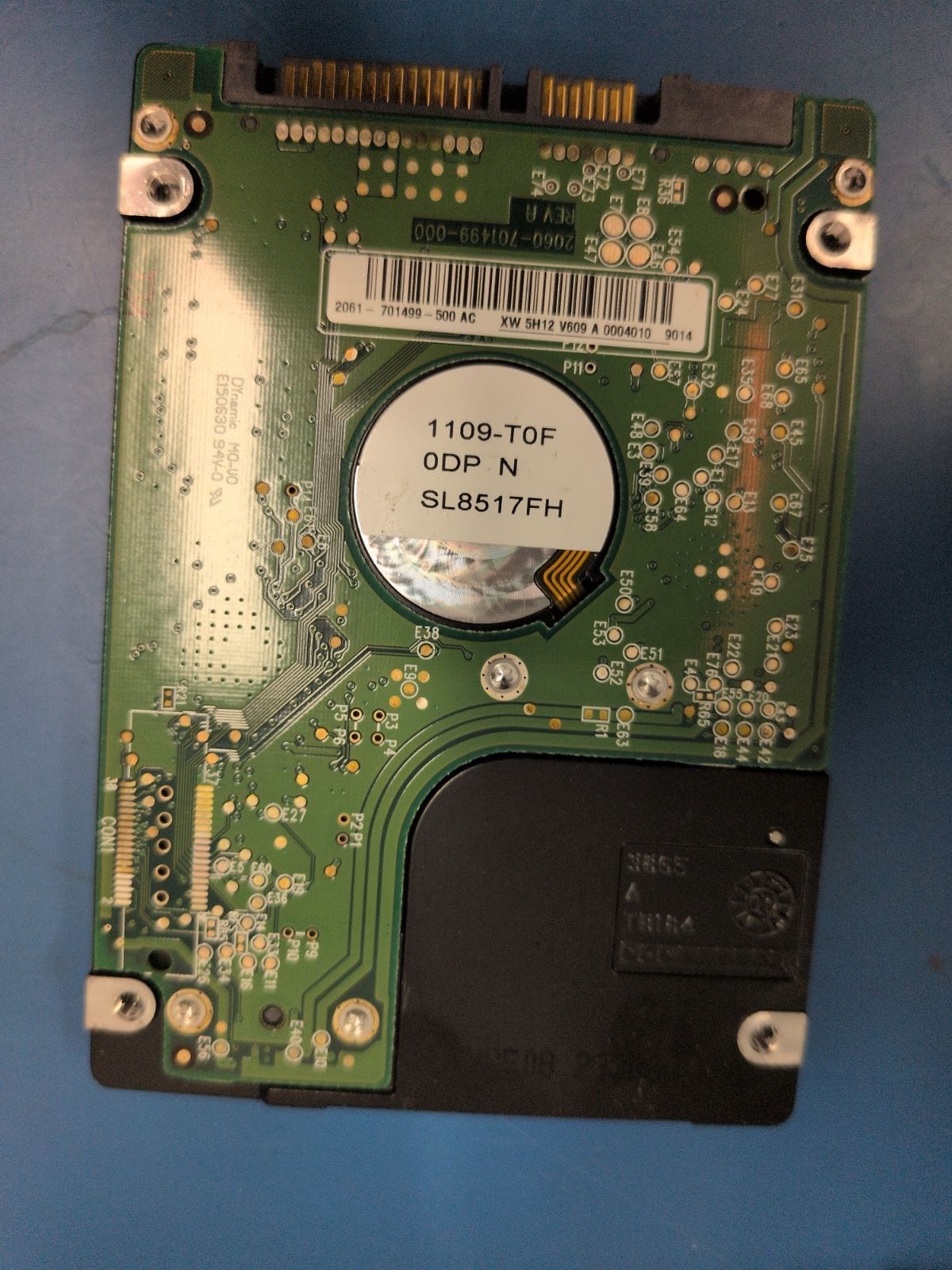 WD79 drive label (back)