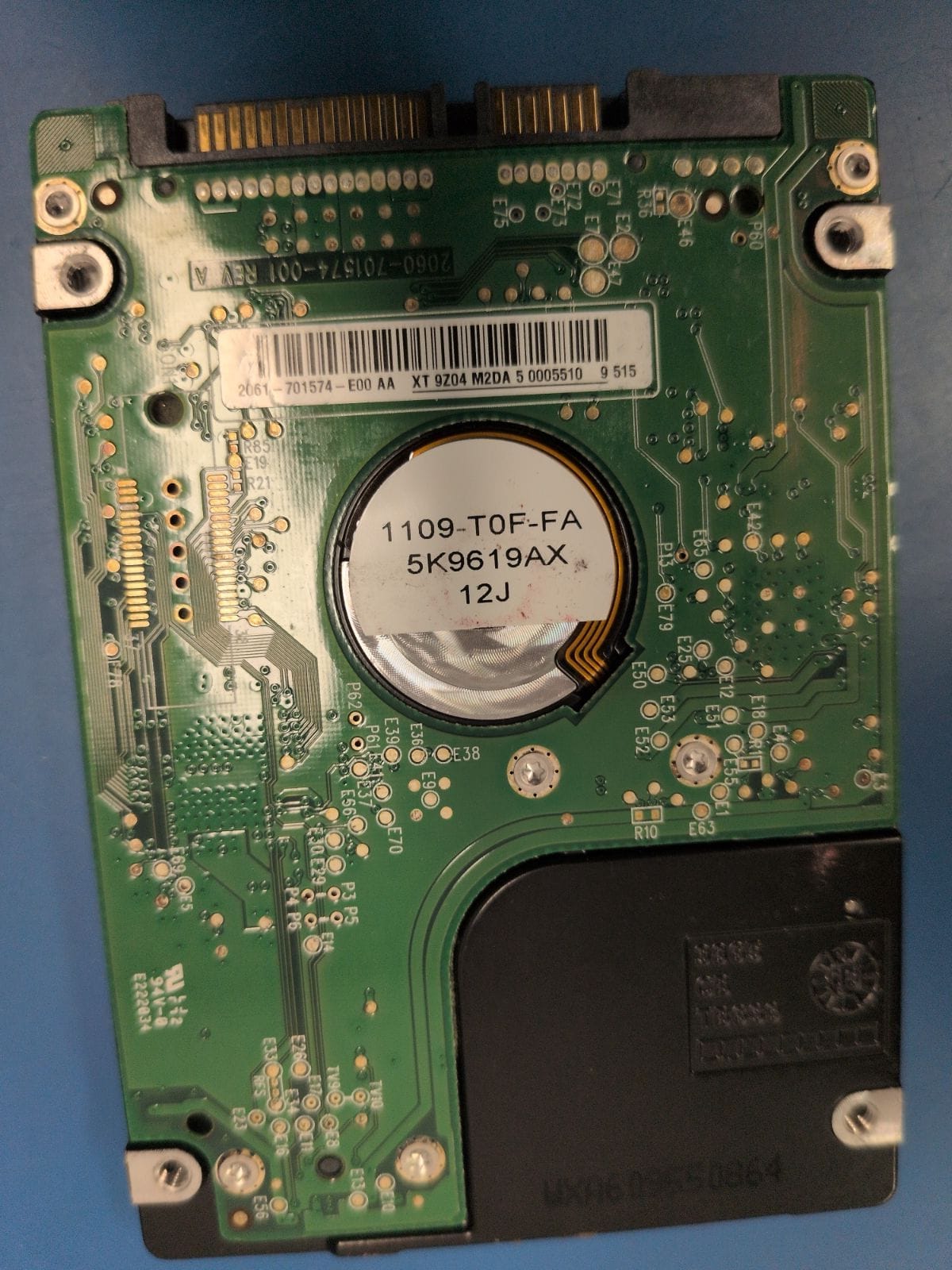 WD90 drive label (back)