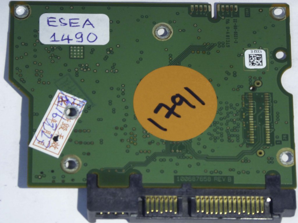 Seagate ST2000DM001 100687658 REV B 1CH164-300 PCB for Sale