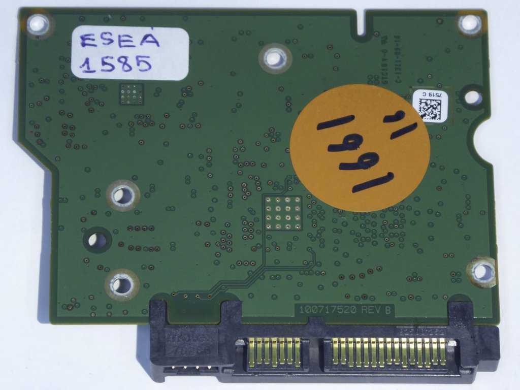 Seagate ST3000DM001 100717520 REV B 1CH166-305 PCB for Sale