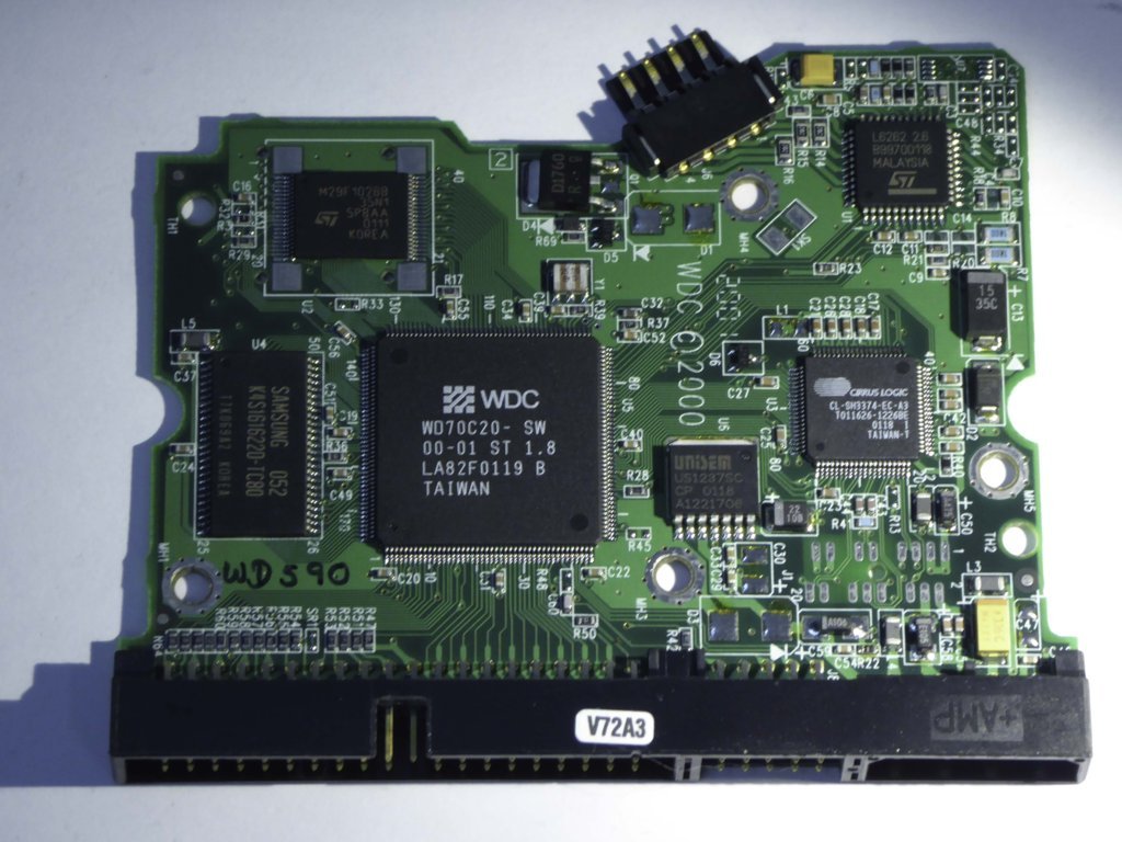 Western Digital WD100BB-60AUA1 2060-001003-001 REV A PCB for Sale