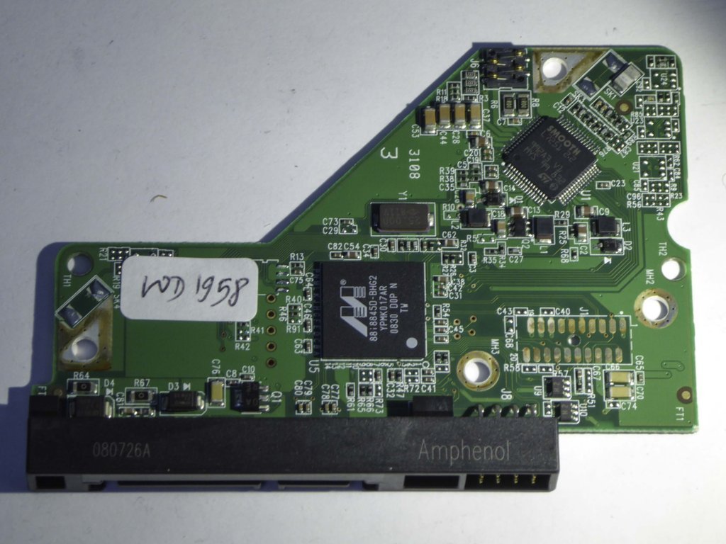 Western Digital WD10EACS-00D6B0 2060-701537-004 REV A PCB for Sale