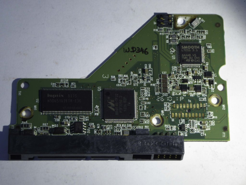 Western Digital WD10EADS-114BB1 2060-771698-002 REV P1 PCB for Sale