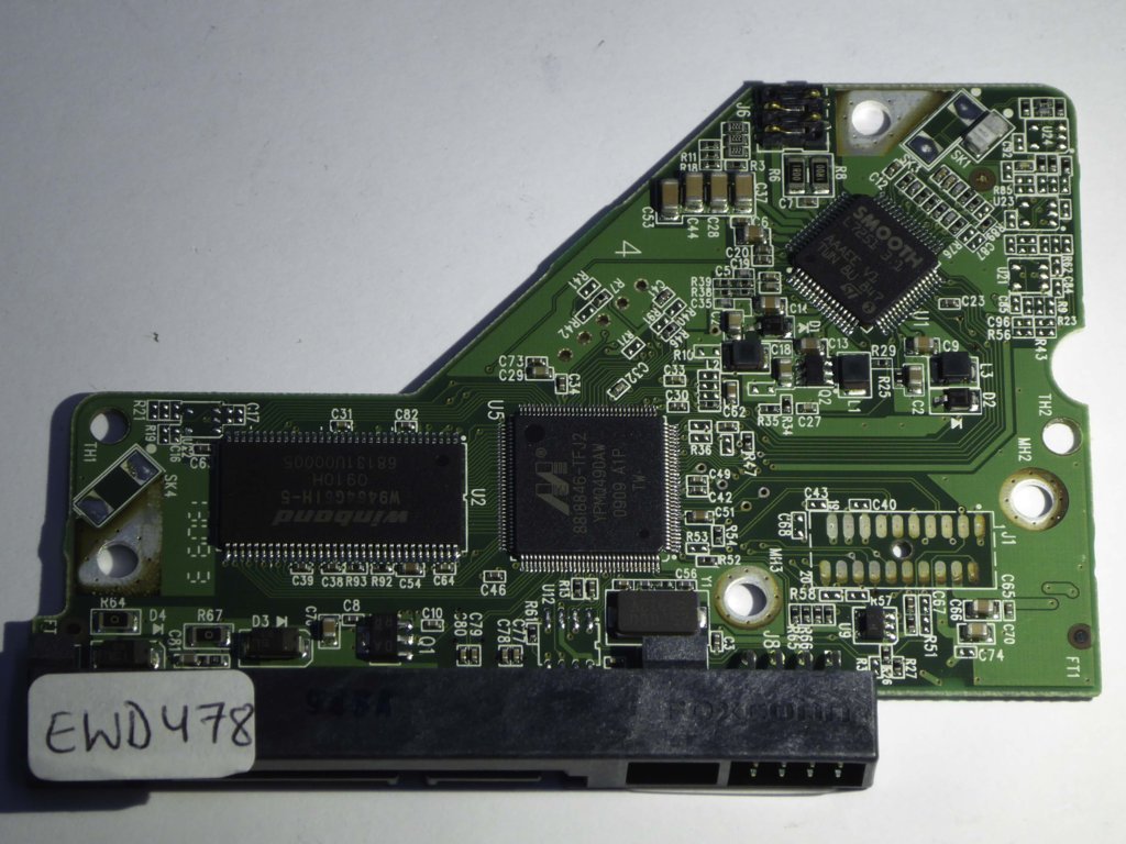 Western Digital WD10EAVS-32D7B1 2060-701590-000 REV A PCB for Sale