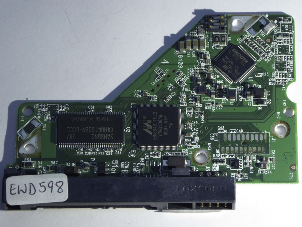 Western Digital WD10EAVS-32D7B1 2060-701590-000 REV A PCB for Sale
