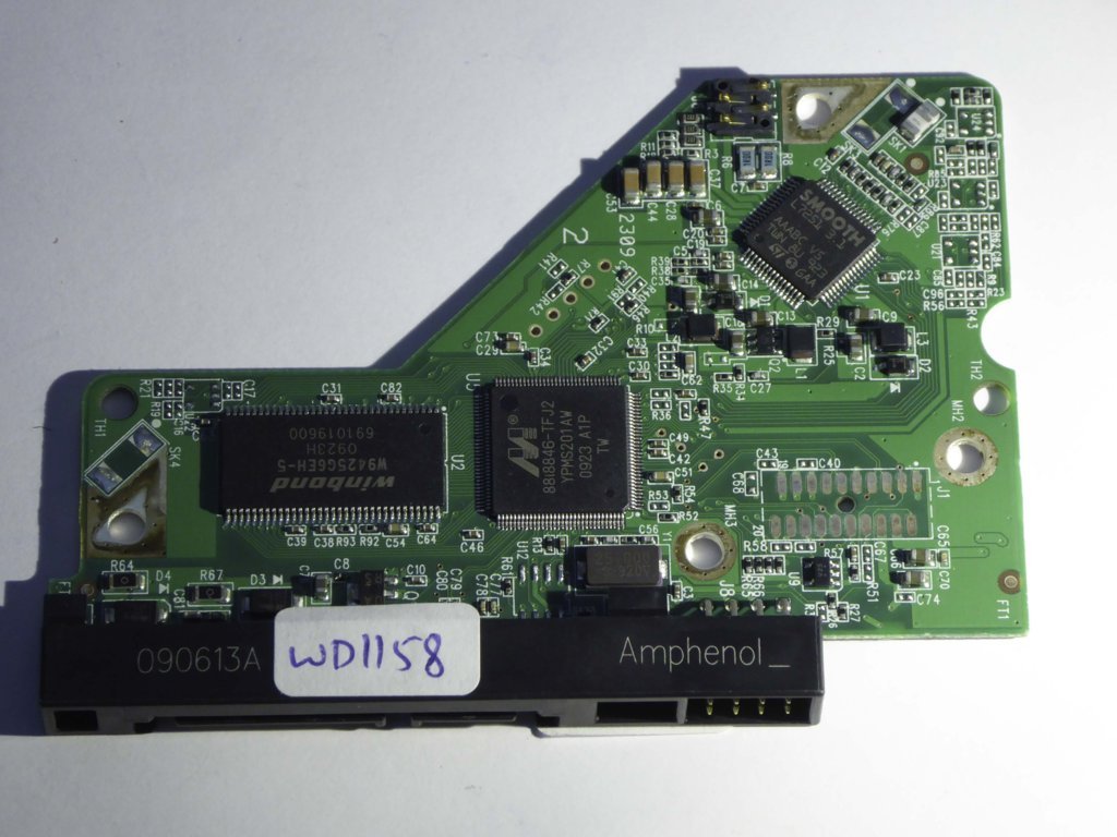 Western Digital WD10EVDS-63N5B1 2060-701590-000 REV A PCB for Sale