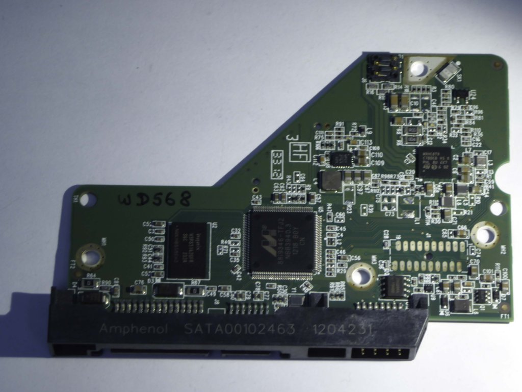 Western Digital WD10EZEX-00ZF5A0 2060-771824-006 REV A PCB for Sale