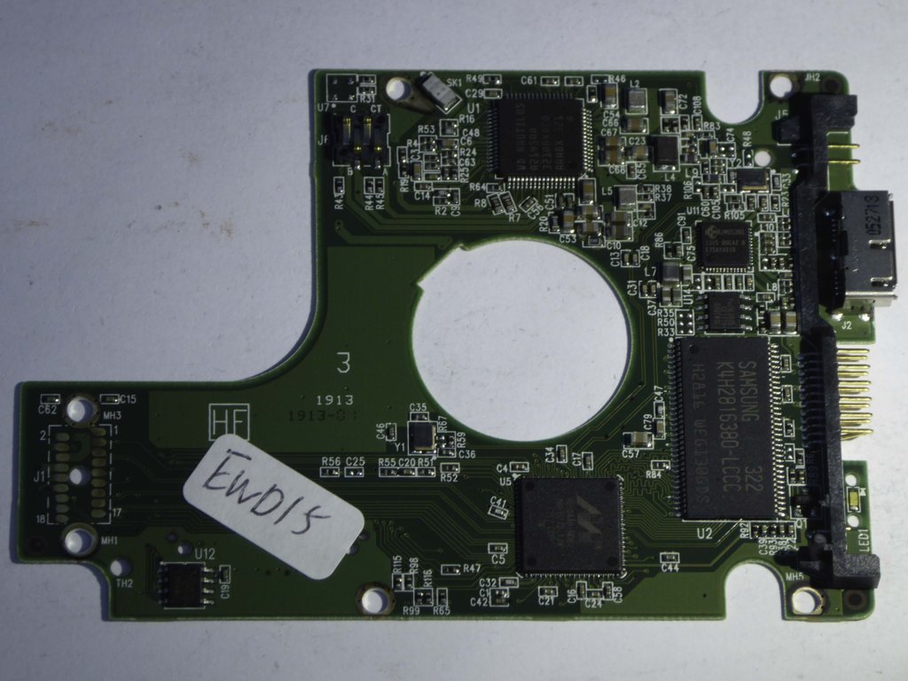 Western Digital WD10JMVW-11AJGS0 2060-771961-000 REV P1 PCB for Sale