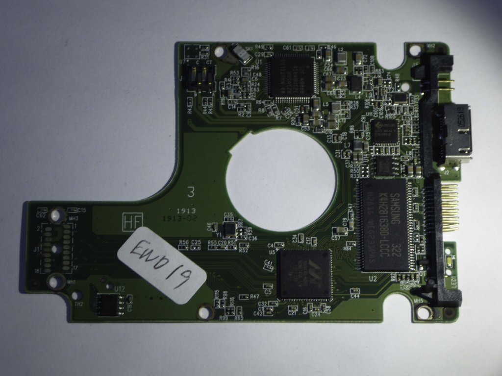 Western Digital WD10JMVW-11AJGS0 2060-771961-000 REV P1 PCB for Sale