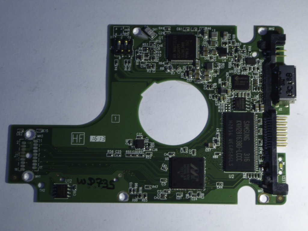 Western Digital WD10JMVW-11AJGS0 2060-771961-000 REV P1 PCB for Sale