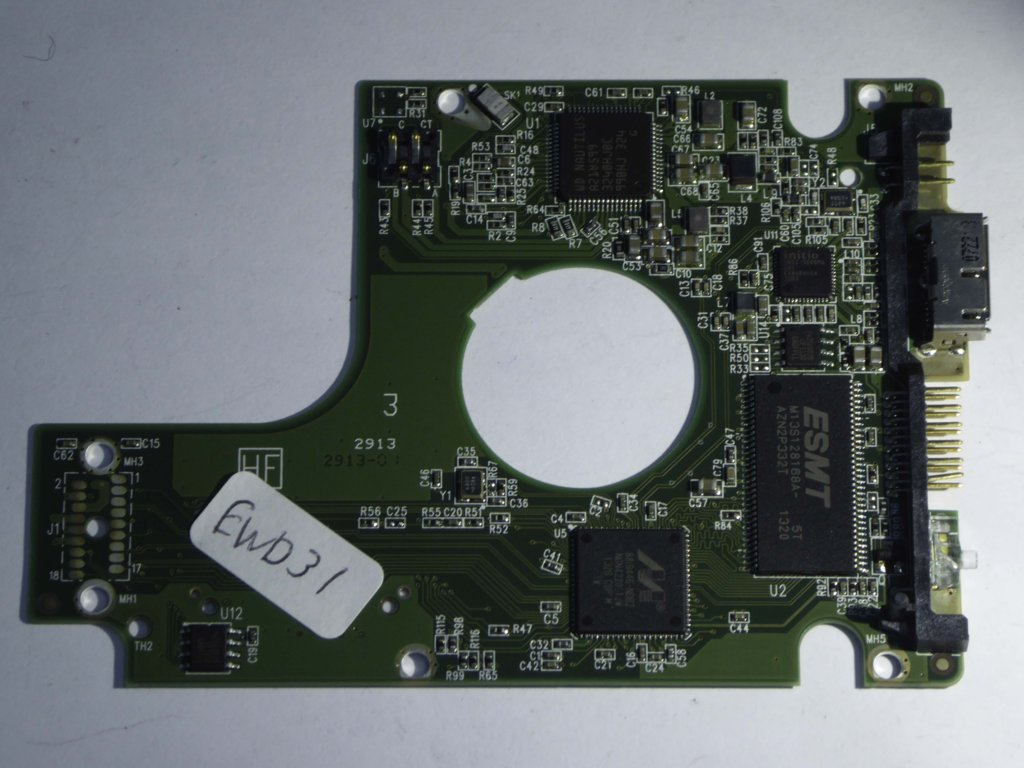 Western Digital WD10JMVW-11AJGS1 2060-771961-001 REV A PCB for Sale