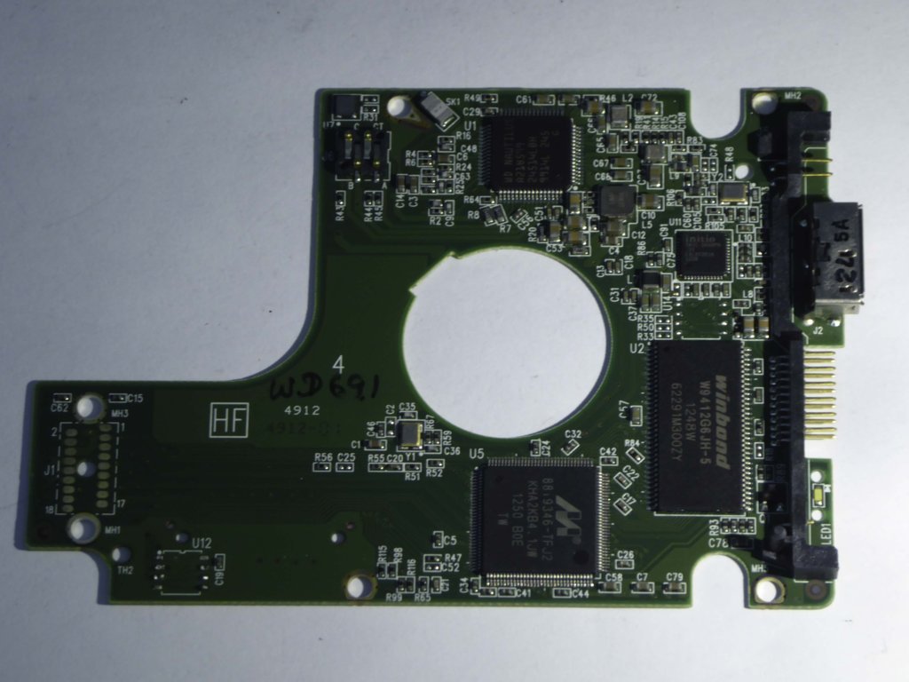 Western Digital WD10JPVT-00A1YT0 2060-771801-002 REV A PCB for Sale