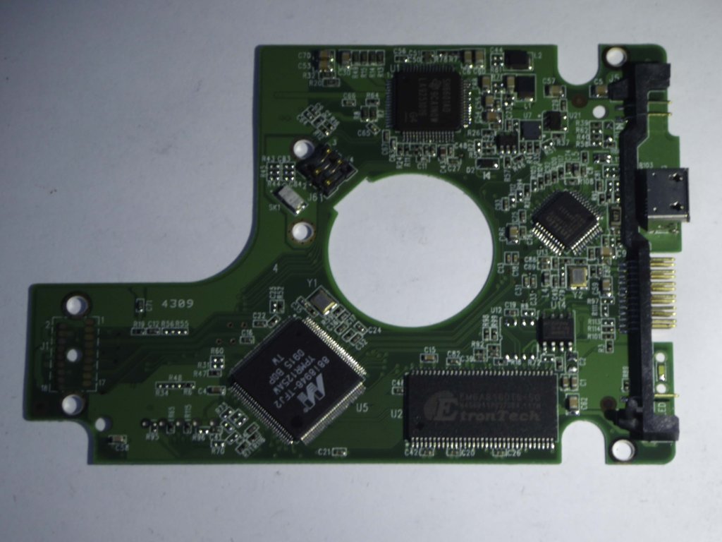 Western Digital WD10TMVV-11A27S2 2060-701675-001 REV P1 PCB for Sale