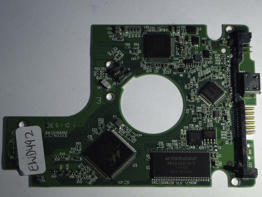 Western Digital WD10TMVV-11BG7S0 2060-701675-004 REV A PCB for Sale