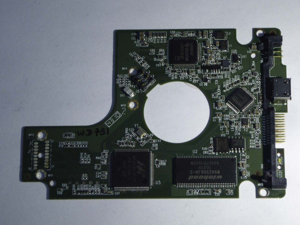 Western Digital WD10TMVV-11TK7S1 2060-771754-000 REV P1 PCB for Sale
