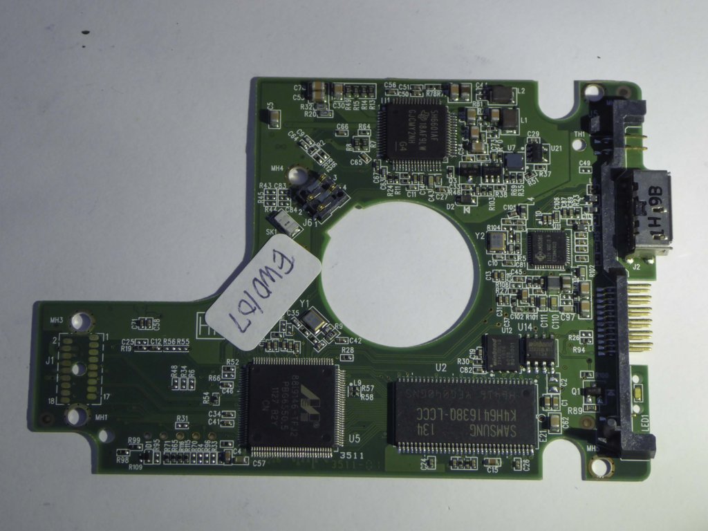 Western Digital WD10TMVW-11ZSMS4 2060-771761-001 REV P1 PCB for Sale