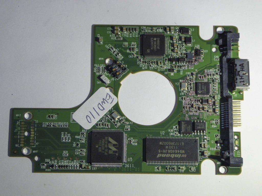 Western Digital WD10TMVW-11ZSMS4 2060-771761-001 REV P1 PCB for Sale
