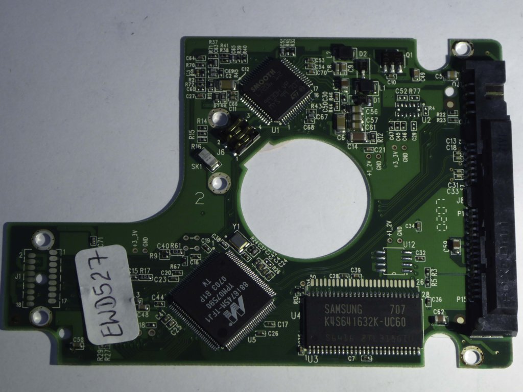 Western Digital WD1200BEVS-75RST0 2060-701450-011 REV A PCB for Sale
