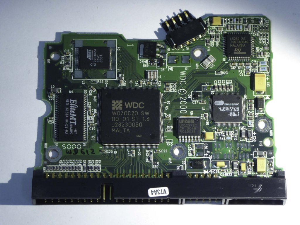 Western Digital WD200BB-00AUA1 2060-001003-001 REV A PCB for Sale