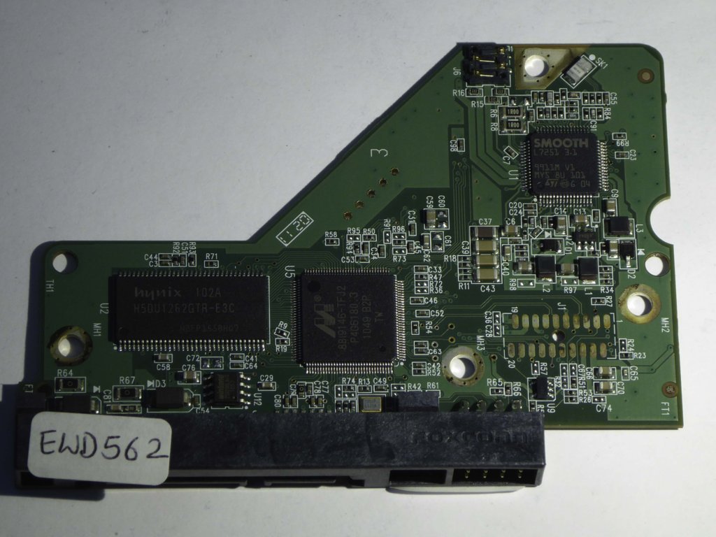 Western Digital WD20EACS-11BHUB0 2060-771698-002 REV A PCB for Sale