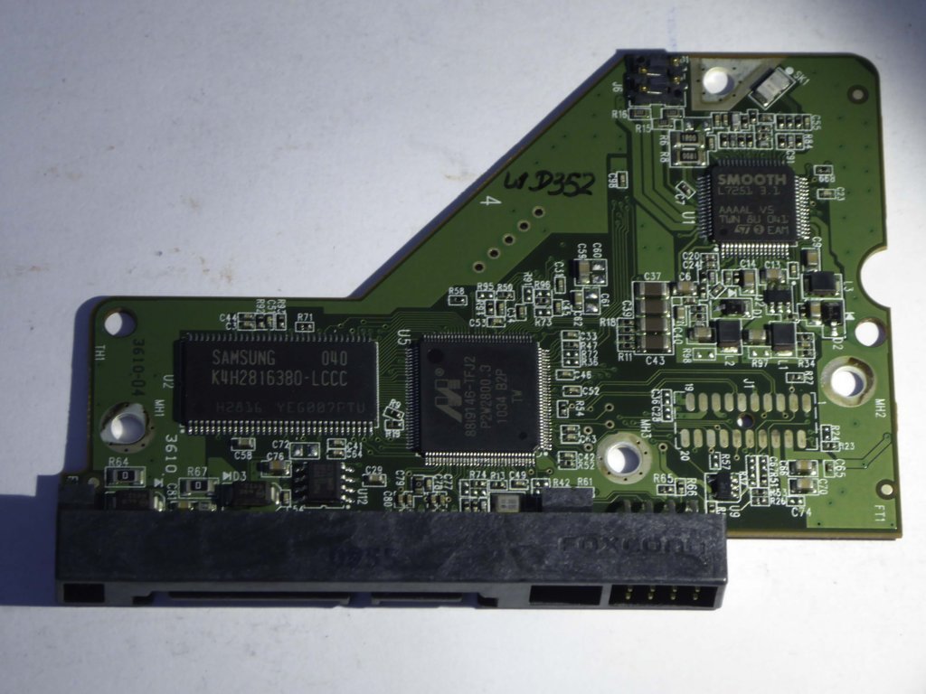 Western Digital WD20EACS-11BHUB0 2060-771698-002 REV P2 PCB for Sale
