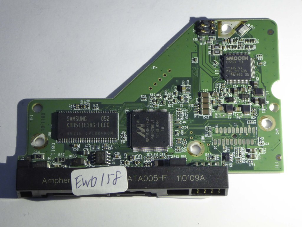 Western Digital WD20EARS-00MVWB0 2060-771698-002 REV A PCB for Sale