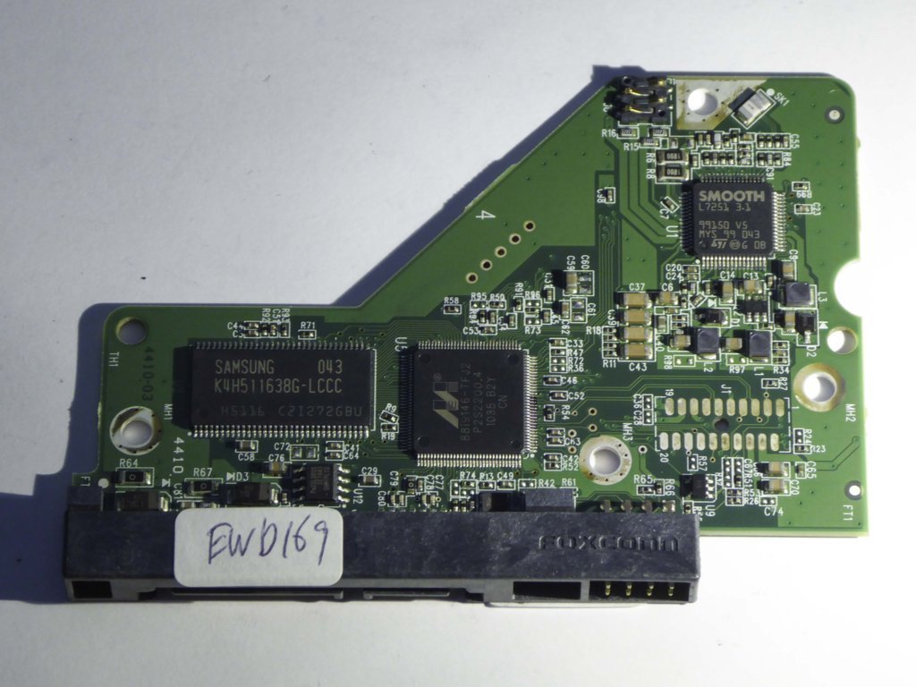 Western Digital WD20EARS-00MVWB0 2060-771698-002 REV A PCB for Sale
