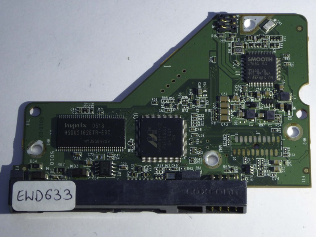 Western Digital WD20EARS-00MVWB0 2060-771698-002 REV A PCB for Sale