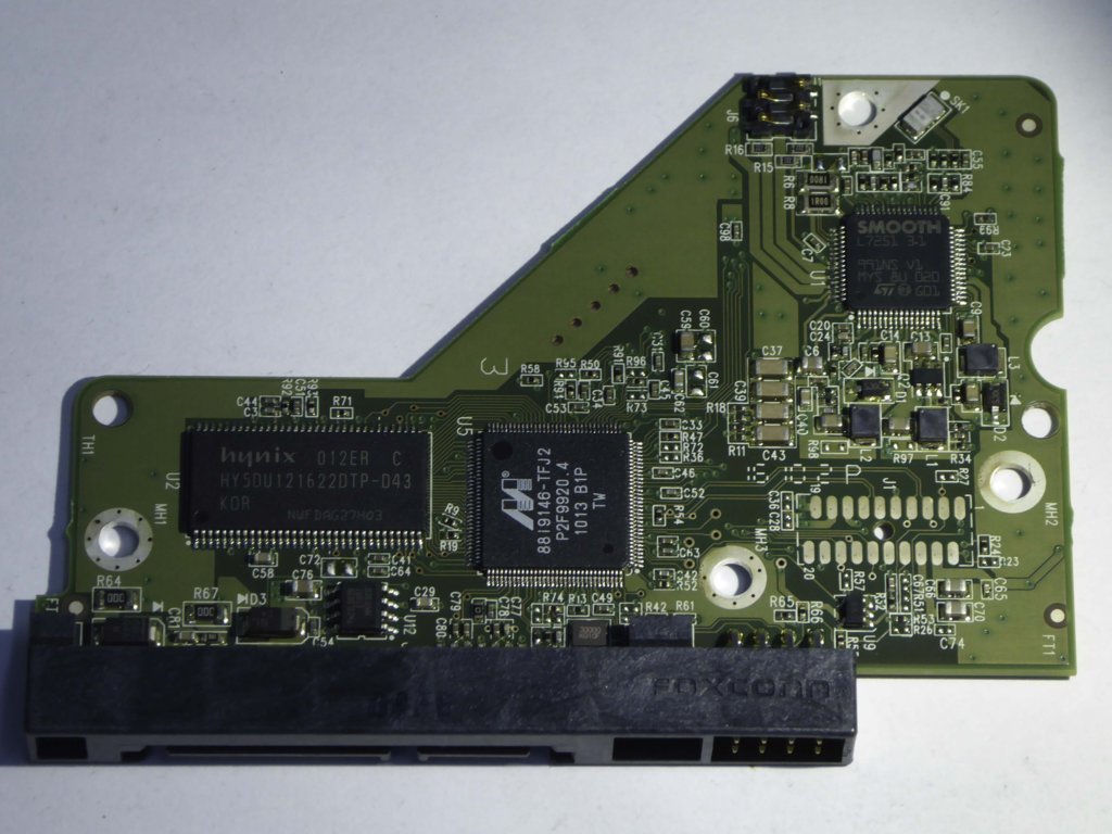 Western Digital WD20EARS-00MVWB0 2060-771698-002 REV P1 PCB for Sale