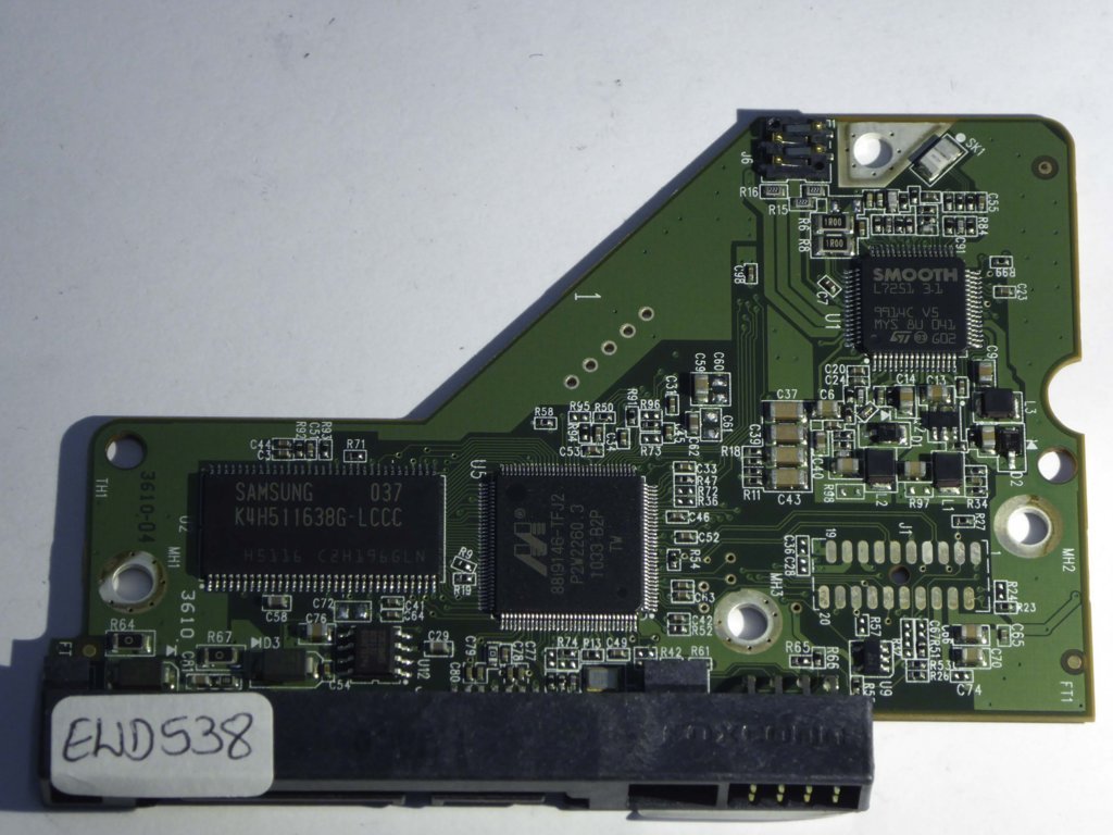 Western Digital WD20EARS-00MVWB0 2060-771698-002 REV P2 PCB for Sale