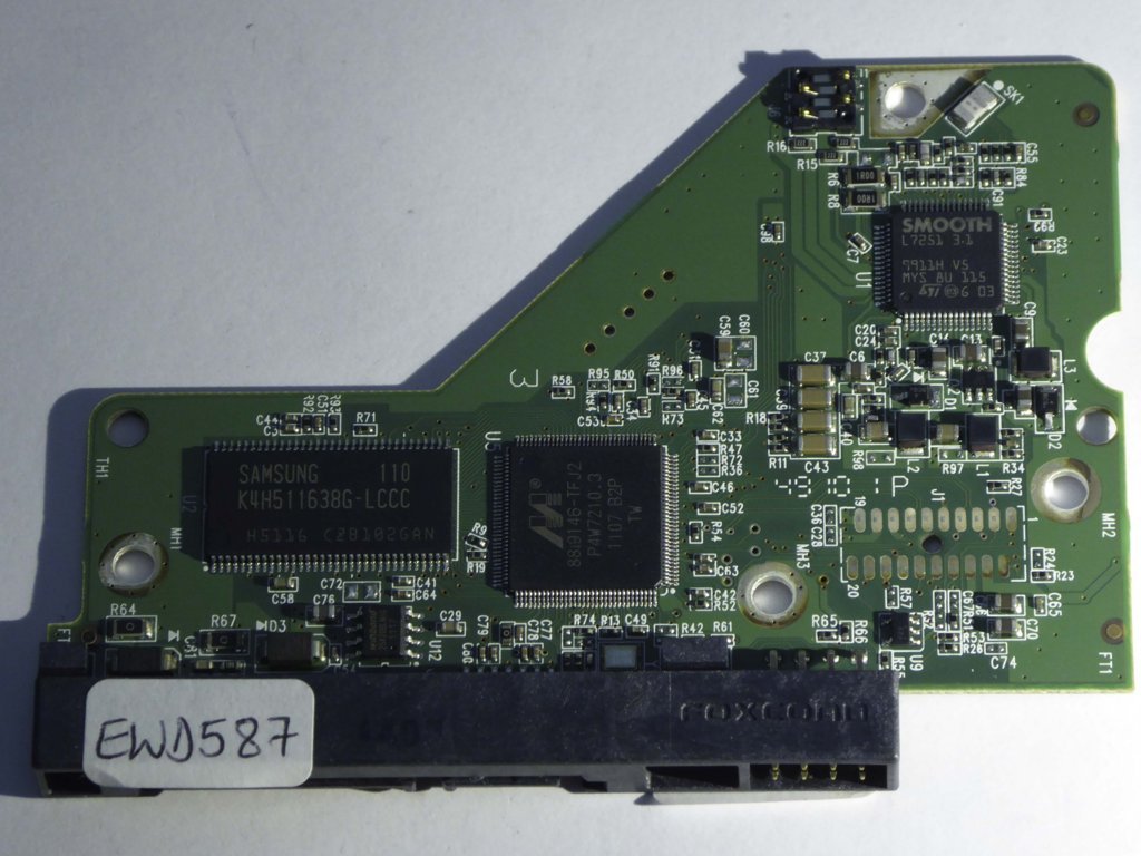 Western Digital WD20EARX-00PASB0 2060-771698-002 REV P1 PCB for Sale