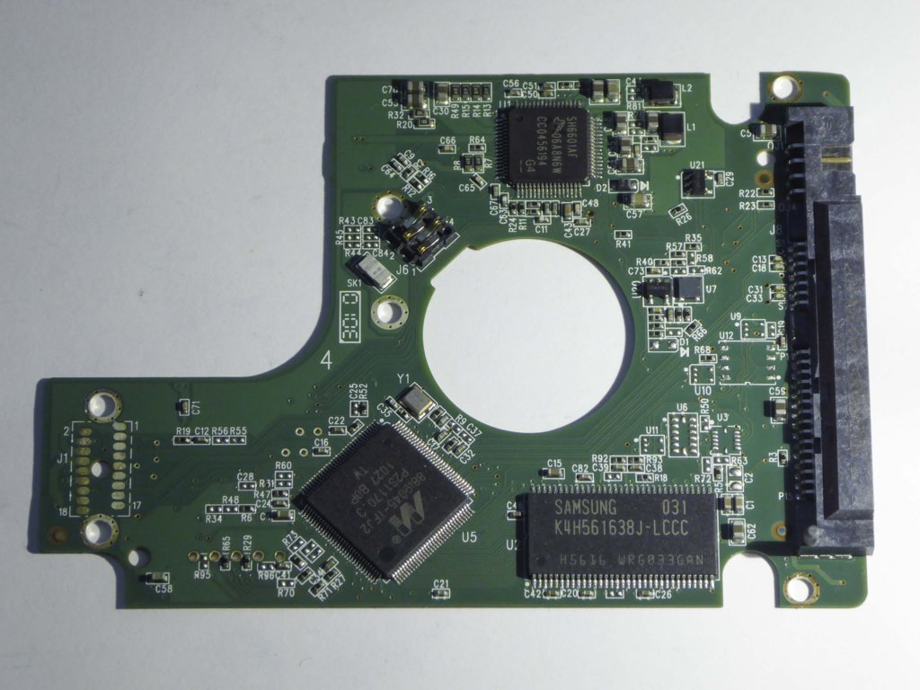 Western Digital WD2500BEKT-75A25T0 2060-771672-004 REV A PCB for Sale