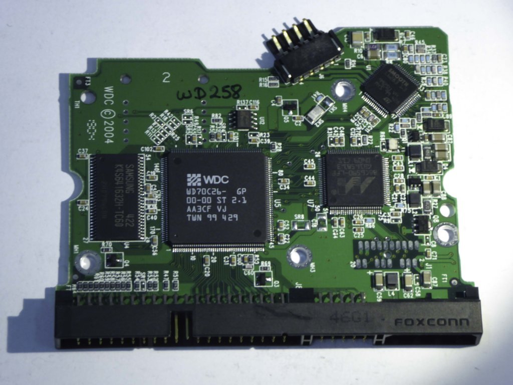 Western Digital WD2500JB-00GVA0 2060-001265-001 REV A PCB for Sale