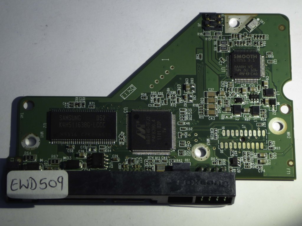 Western Digital WD25EZRS-00J99B0 2060-771698-002 REV A PCB for Sale