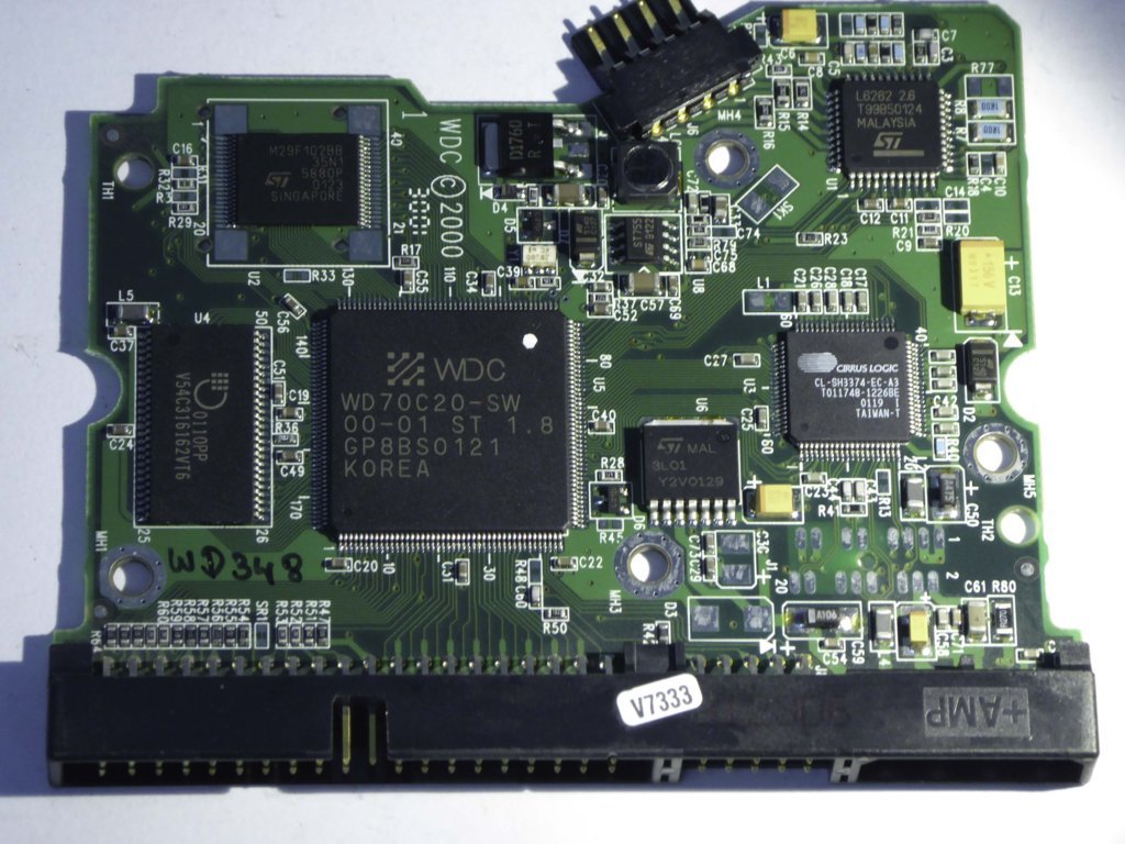 Western Digital WD300AB-00BVA0 2060-001076-002 REV A PCB for Sale