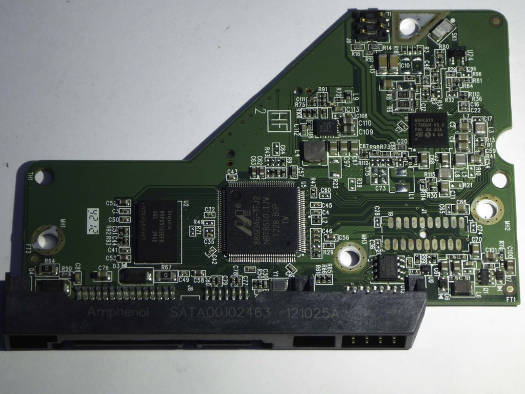 Western Digital WD30EZRX-00DC0B0 2060-771824-003 REV P1 PCB for Sale