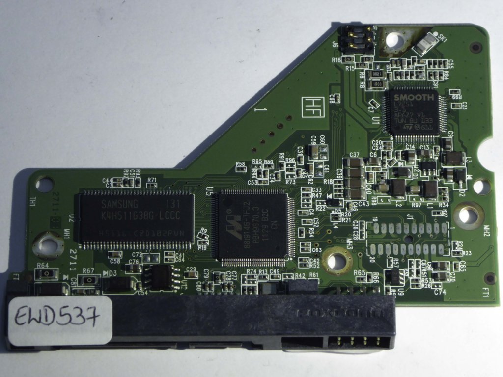 Western Digital WD30EZRX-00MMMB0 2060-771698-004 REV A PCB for Sale