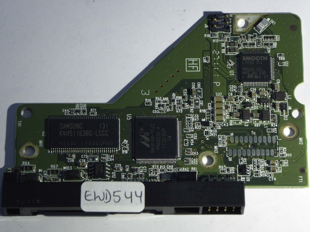 Western Digital WD30EZRX-00MMMB0 2060-771698-004 REV A PCB for Sale