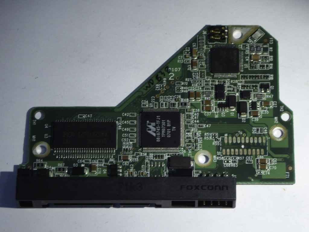 Western Digital WD3200AAJS-40RYA0 2060-701444-003 REV A PCB for Sale