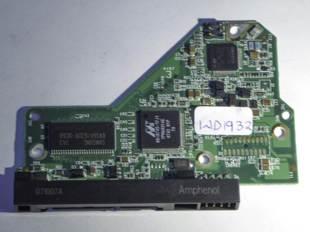 Western Digital WD3200AAJS-65VWAO 2060-701444-004 REV A PCB for Sale