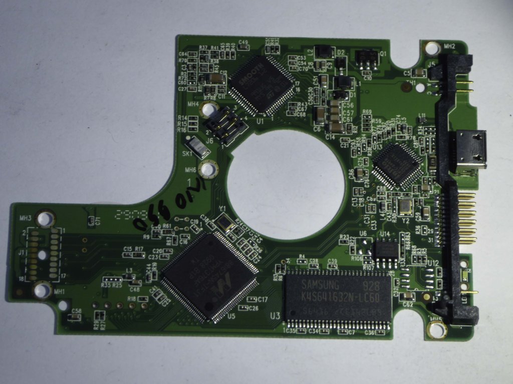 Western Digital WD3200BMVV-11A1PS0 2060-701650-000 REV P1 PCB for Sale