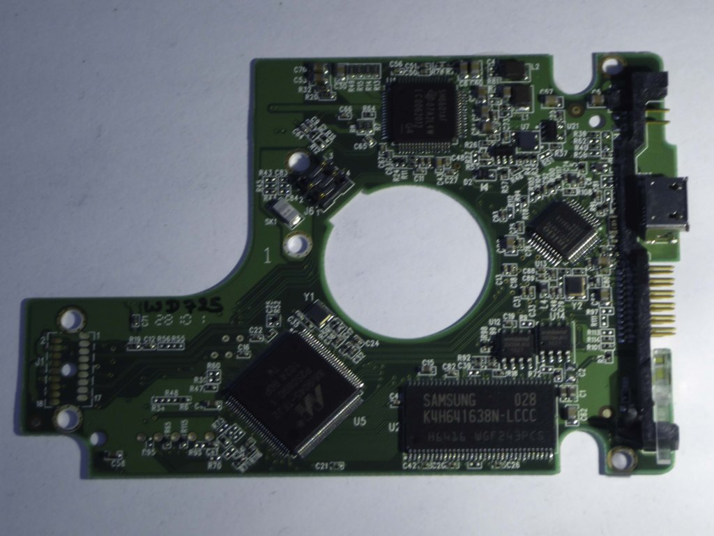 Western Digital WD3200BMVV-11GNWS0 2060-701675-004 REV P1 PCB for Sale