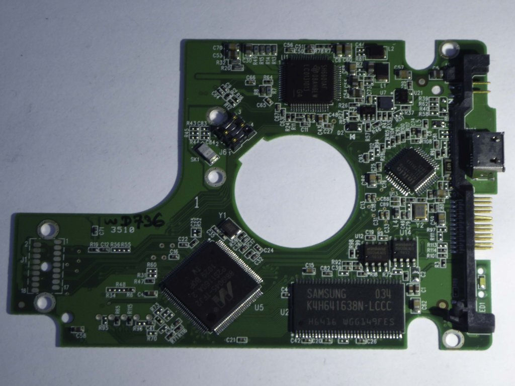 Western Digital WD3200BMVV-11GNWS0 2060-701675-004 REV P1 PCB for Sale