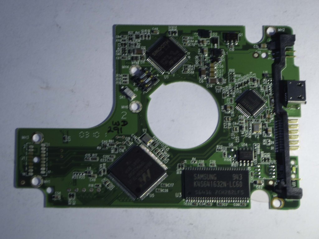 Western Digital WD3200BMVV 2060-701650-000 REV P1 PCB for Sale