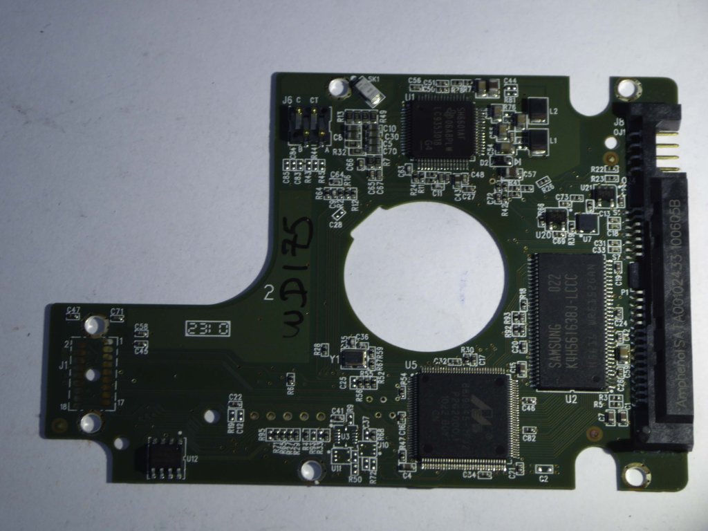 Western Digital WD5000BEKT-60KA9T0 2060-771714-002 REV P1 PCB for Sale