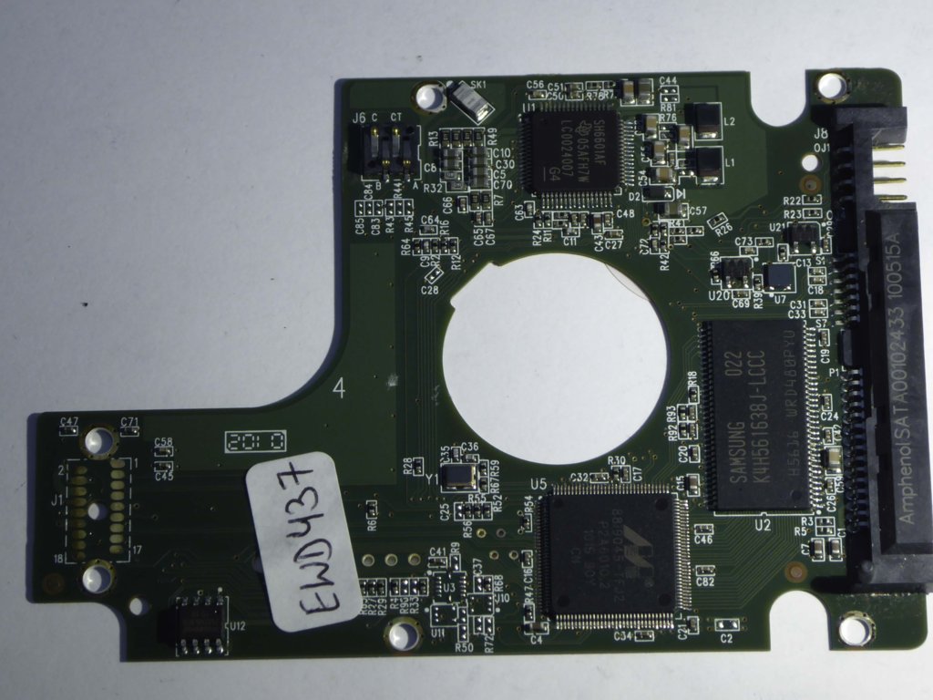 Western Digital WD5000BEKT-60KA9T0 2060-771714-002 REV P1 PCB for Sale