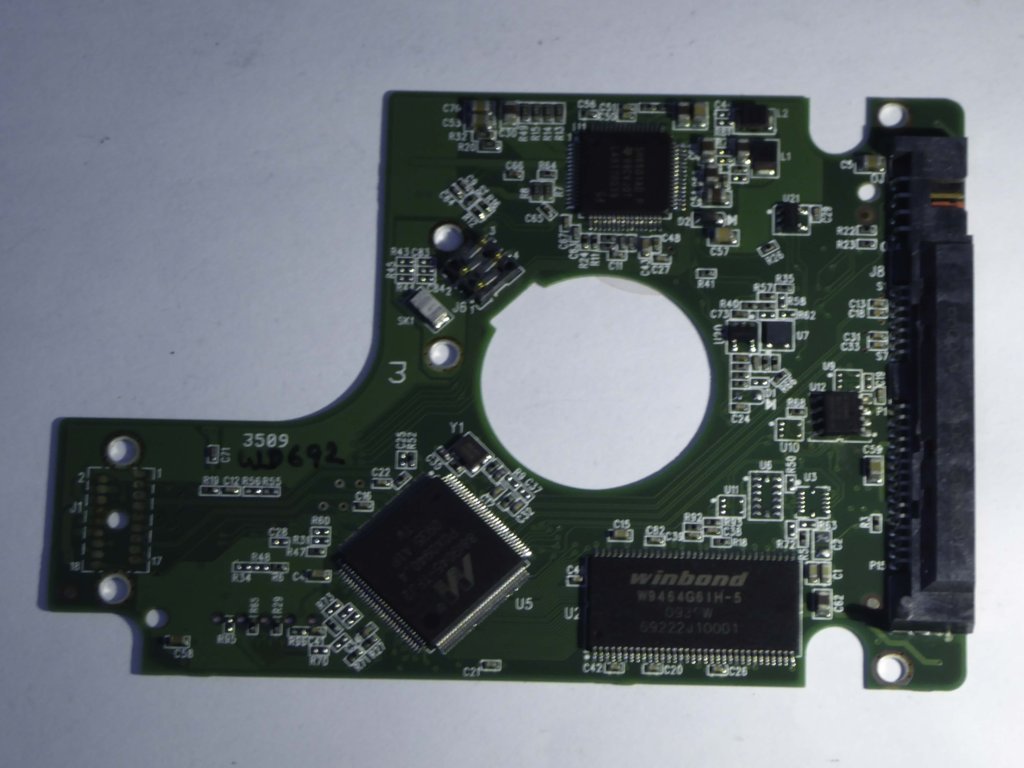 Western Digital WD5000BEVT-00A0RT0 2060-771672-001 REV P1 PCB for Sale